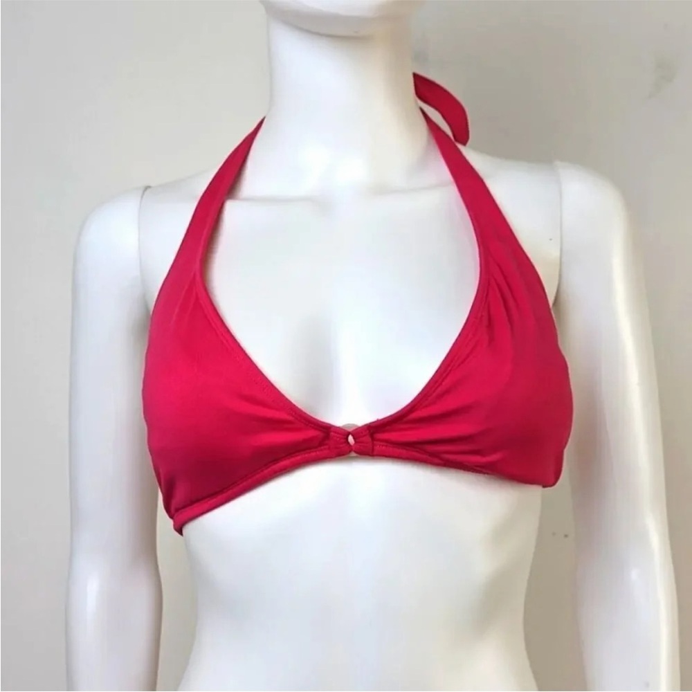 Esprit Bright Pink Halter Bikini Top